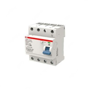 ABB Residual Current Circuit Breaker, 4 Pole, 300mA, 100A - F204-AC-100-0-3-IEC