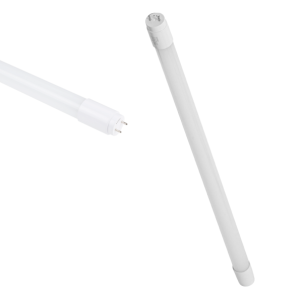 Frater Eco T8 LED Tube, Glass Diffuser, Double-ended, 18W, 4ft, 4000K, Individual Packaging - FETL18WT8G