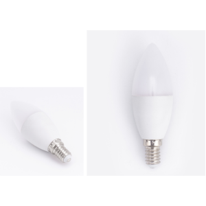 Frater Eco, LED Bulbs, C37 Tip, PC Cover, 5 W, E14, 2700 K - FEBL5WC37TPA