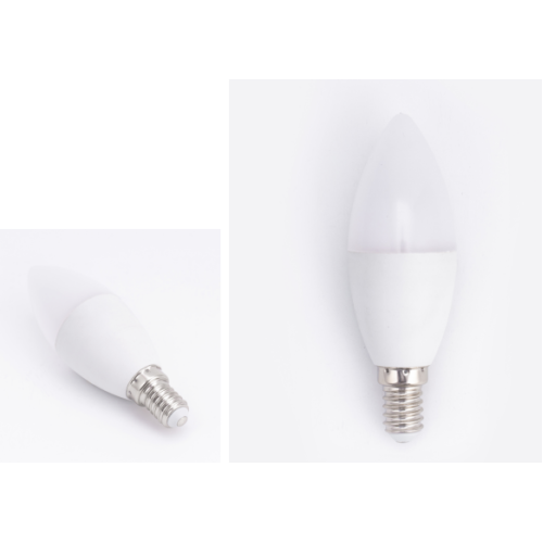 Frater Eco, LED Bulbs, C37 Tip, PC Cover, 7 W, E14, 2700 K - FEBL7WC37TPA