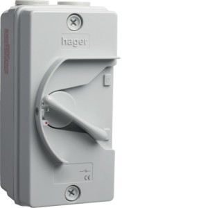 Hager IP66 63A 2P Isolator - JG263IN