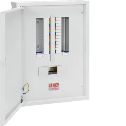 Hager 125A TPN Board, Invicta, 8-Way, Surface Mount, For 50°C Testing - JK1B08S2