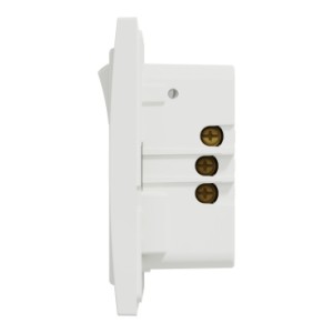 Schneider Vivace Switched Socket with USB Charger, 21W Type A C, 13A, White - KB15DACUSB_WE