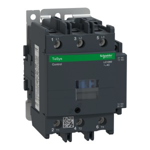 Schneider Electric TeSys D contactor  3P(3 NO)  AC 3  440V 80A  415V AC 50/60 Hz coil LC1D80N7