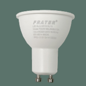 Frater Eco, MR16 Bulbs, GU10, Glass Cover, 7W, 6500 K - FEMR16BL7WGU10A