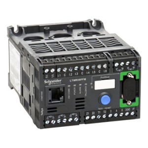 Schneider Motor Management, TeSys T, motor controller, Profibus DP, 6 logic inputs, 3 logic outputs, 0.4 to 8A, 100 to 240 VAC LTMR08PFM