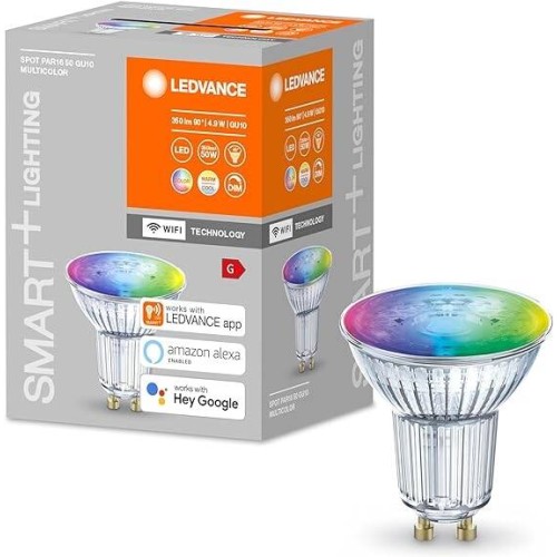 Ledvance SMART WiFi Spot RGBW Multicolour 40 5W 45 27006500K GU10