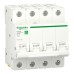 Schneider Resi9 Miniature Circuit Breaker (MCB), 4P, 20A, C Curve, 6000A - R9F12420