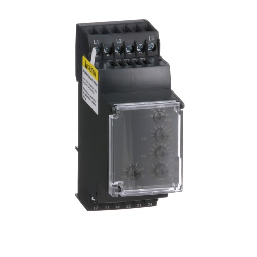 Schneider Harmony, Modular multifunction 3-phase supply control relay, 5 A, 2 CO, 220...480 V AC RM35TF30