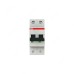 ABB Miniature Circuit Breaker, Curve Type C, 2 Pole, 6kA, 10A - S202-C10