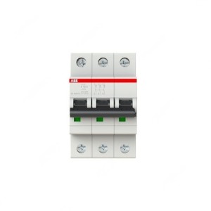 ABB Miniature Circuit Breaker, 400VAC, 3 Pole, 40A - S203-K40