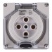 Schneider WPS - 32A 500V - triple phase 5 pole - round pin - IP66 (grey) S56SO532GY