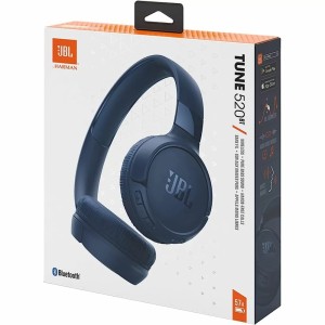 JBL Tune 520 BT Wireless On-Ear Headphones Blue