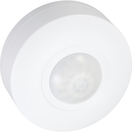 Greatwhite Surface Mounted PIR Sensor, 360º Detection, Max 6M Range, IP44, White